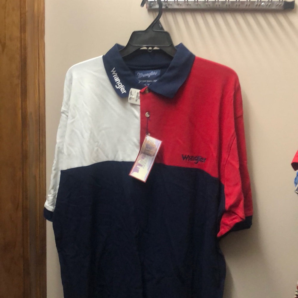 Vintage NWT Wrangler Western Polo Shirt